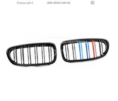 Решетка ноздри BMW 5 series F10 2011-2015 - тип: 2 шт m-look фото 1