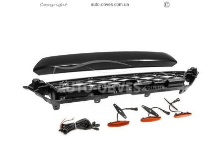 Front grill Toyota 4Runner 2009-2024 - type: design 2020 with led фото 1