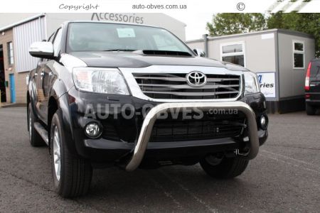 Toyota Hilux front bumper protection фото 1