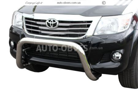 Toyota Hilux front bumper protection фото 0