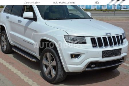 Боковые подножки Jeep Grand Cherokee 2010-2016 - style: Voyager фото 3
