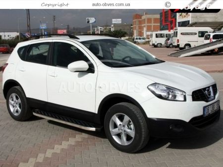 Бічні підніжки Nissan Qashqai 2007-2014 - style: Voyager фото 4