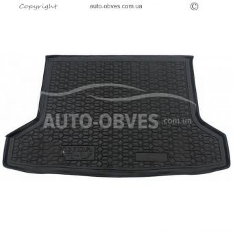 Trunk mat for Honda HRV 2018-... with spare wheel - type: polyurethane фото 0