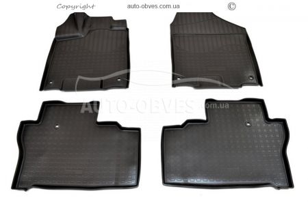 Floor mats Honda Pilot 2016-... - type: set, model фото 0