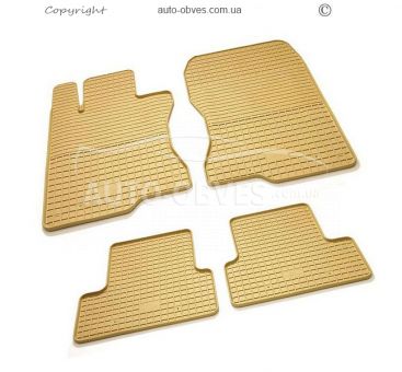 Floor mats for Honda Accord 2008-2012 - type: 4pcs - beige фото 0