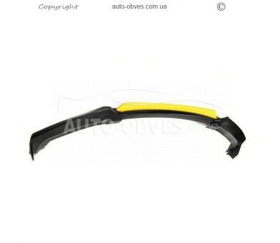 Накладка на передній бампер lip Honda Civic Sedan X 2016-2021 - тип: yellow фото 1