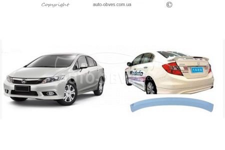 Спойлер Honda Civic 2013-2016 седан під фарбування Niken V1 фото 3