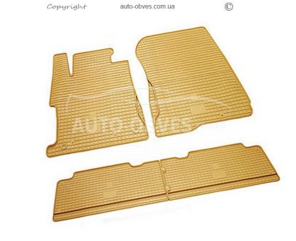 Floor mats for Honda Civic SD 2006-, 2013-2016 - type: 4pcs - beige фото 0