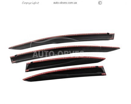 Вітровики Honda Civic IX hb 2013-2016 фото 2