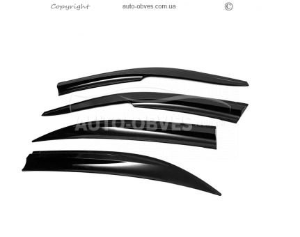 Window deflectors Honda Civic Sedan VII 2001-2006 - type: 4 pcs, sunplex sport фото 0