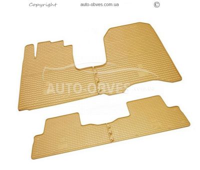 Floor mats for Honda CRV 2007-2012 - type: 4pcs - beige фото 0