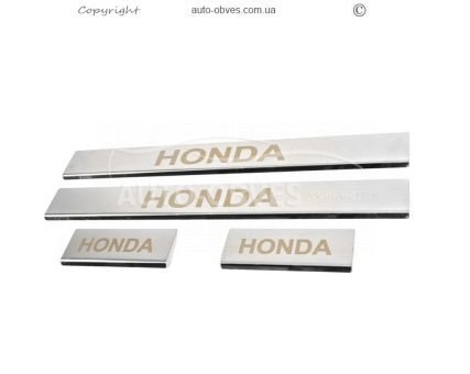Накладки на пороги Honda CR-V 2007-2012 фото 0