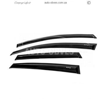 Wind deflectors Honda CR-V 2013-2016 - тип: 4 шт photo 0