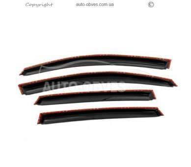 Wind deflectors Honda CR-V 2013-2016 - тип: 4 шт photo 1