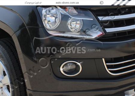 Накладки на протитуманні фари Volkswagen Amarok фото 2