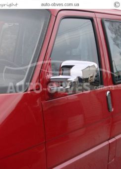 Хромированные накладки на зеркала Volkswagen T4 abs хром фото 3