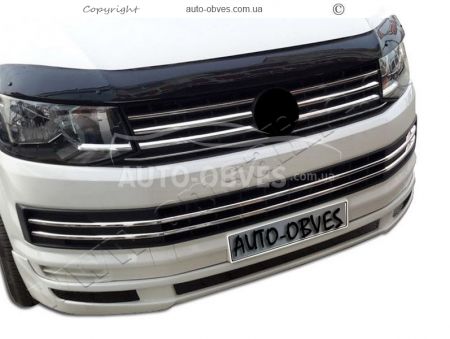 Volkswagen T6 front bumper pads, 6 pieces фото 2