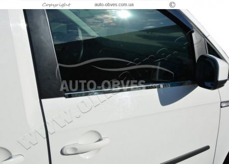 Окантовка окон VW Caddy 2015-2020 2 шт фото 2