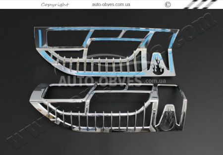 Leg pads Fiat Ducato 2015-, 2 pcs abs plastic фото 1