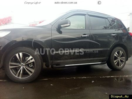 Running boards Hyundai Santa Fe 2006-2010 - Style: BMW фото 5