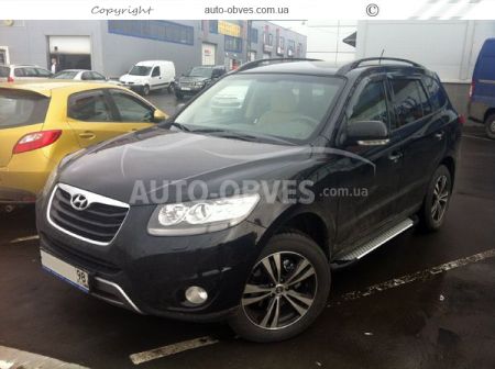 Подножки Hyundai Santa Fe 2006-2010 - style: BMW фото 4