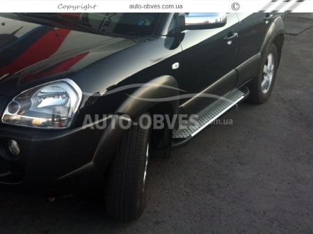 Подножки Hyundai Tucson 2004-2014 - style: BMW фото 3