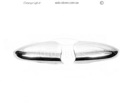 Covers for mirrors Hyundai i20 2020-... - stainless steel photo 1