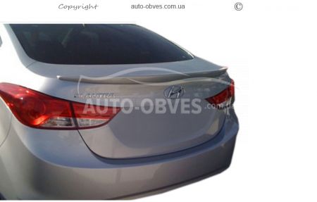 Спойлер Hyundai Elantra 2011-2015 під фарбування фото 0