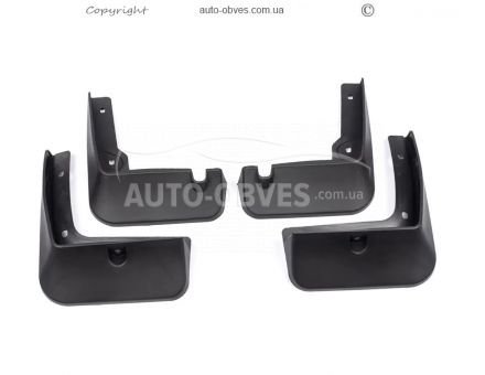 Mud flaps model Hyundai Elantra 2015-2020 -type: set 4pcs фото 1