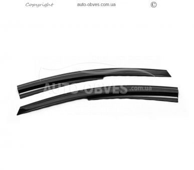 Window deflectors Hyundai H200, H1, Starex 2008-... - type: 2 pcs, sunplex sport фото 0