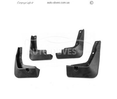 Model mudguards Hyundai Kona 2017-2023 - type: 4 pcs for gasoline cars фото 0
