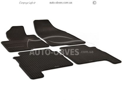 Rugs in salon rubber Hyundai Santa Fe 2006-2012, 4 pieces фото 0