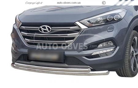 Двойная дуга Hyundai Tucson 2019-2021 фото 0