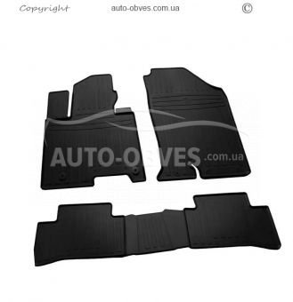 Floor mats Hyundai Tucson 2021-... - type: NX4 - type: with bridge фото 0