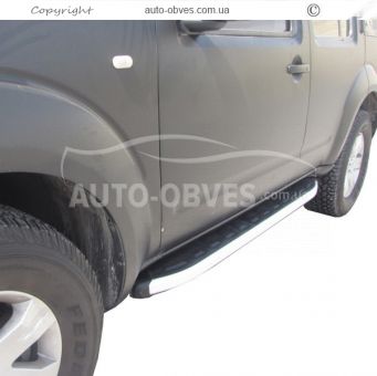 Профільні підніжки Nissan Pathfinder - style: Range Rover фото 1