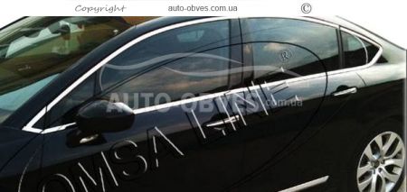 Окантовка окон Citroen C5 полная, из 12 элементов фото 1