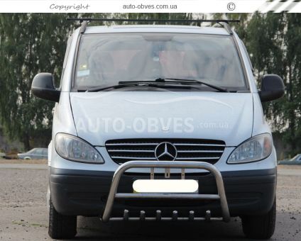 Bull bar Mercedes Vito I, Viano II - type: standard фото 2