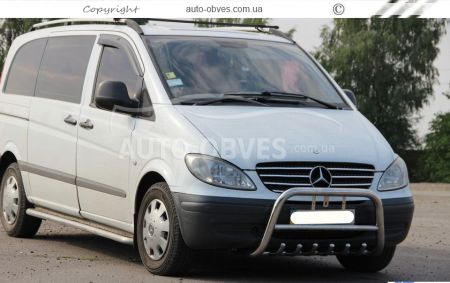 Bull bar Mercedes Vito I, Viano II - type: standard фото 1