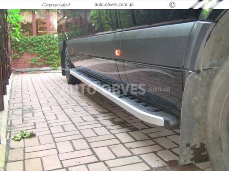 Profile running boards Mercedes Sprinter 2006-2013-… - L1\L2\L3 bases - Style: Range Rover фото 1