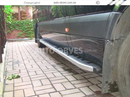 Profile running boards Volkswagen Crafter 2017-... - L1\L2\L3 bases - Style: Range Rover фото 1