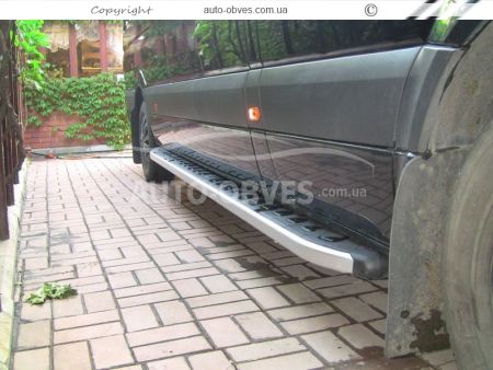 Подножки Mercedes Sprinter 1996-2006 - L1\L2\L3 базы - style: Range Rover фото 3