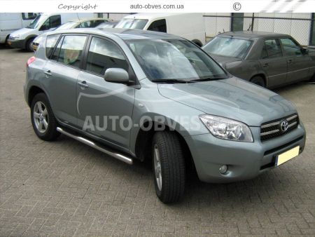 Боковые трубы Toyota Rav4 2006-2012 фото 7