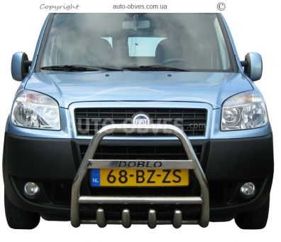 Кенгурятник для Fiat Doblo 2001-2012 - тип: штатний фото 0