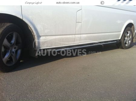Подножки Mercedes Vito, Viano - L1\L2\L3 базы - style: Audi фото 3