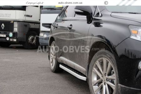 Lexus RX profile running boards - Style: Range Rover фото 1