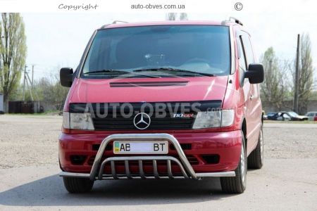 Front bumper protection Mercedes Vito 638, V220 - type: with additional bumper protection фото 4