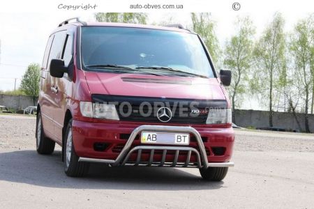 Front bumper protection Mercedes Vito 638, V220 - type: with additional bumper protection фото 2