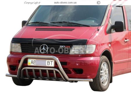 Front bumper protection Mercedes Vito 638, V220 - type: with additional bumper protection фото 0