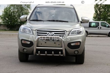 Front bumper protection Lifan X60 -type: low фото 4