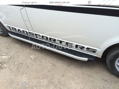 Profile running boards Volkswagen T5 Transporter, Multivan - Style: Range Rover фото 5